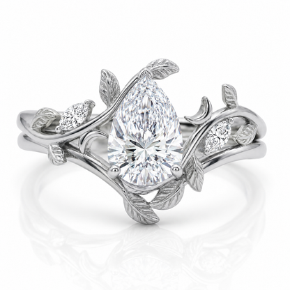 Airrealé Ivy Crescent Engagement Ring