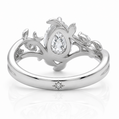 Airrealé Ivy Crescent Engagement Ring